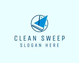 Sweep - Mop Cleaning Service logo design