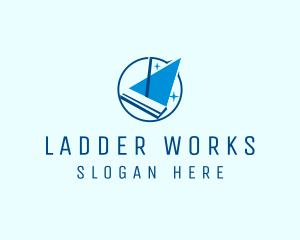 Mop Cleaning Service logo design