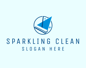 Cleaning - Mop Cleaning Service logo design