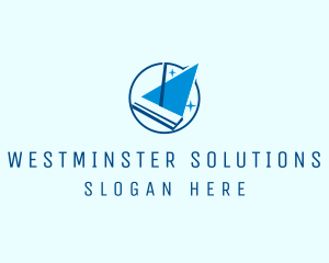 Mop Cleaning Service logo design