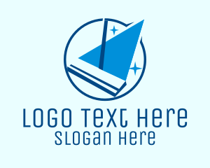 Clean - Mop Cleaning Service logo design