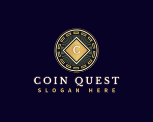 Cryptocurrency Coin Token logo design