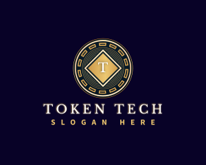 Cryptocurrency Coin Token logo design