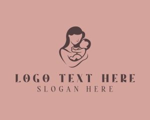 Adoption - Postnatal Baby Childcare logo design
