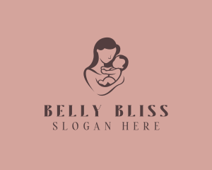 Prenatal - Postnatal Baby Childcare logo design