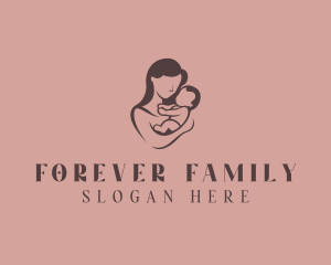 Adoption - Postnatal Baby Childcare logo design