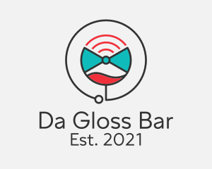 Cocktail Wifi Lounge logo design