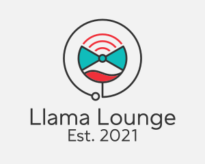 Cocktail Wifi Lounge logo design