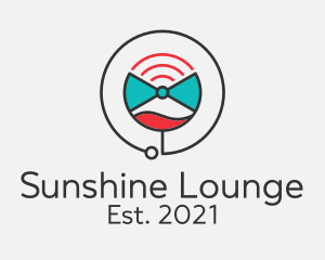 Cocktail Wifi Lounge logo design