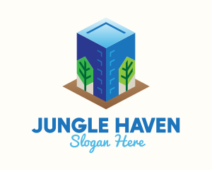 Concrete Jungle Building  logo design