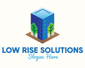 Low Rise - Concrete Jungle Building logo design