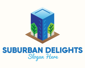 Suburban - Concrete Jungle Building logo design