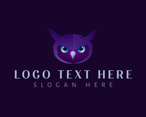 Big Eyes - Owl Eyes Bird logo design