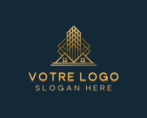 Property Developer - Real Estate Building Tower logo design