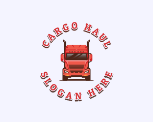 Logistics Cargo Truck logo design