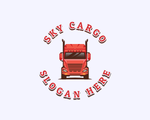 Logistics Cargo Truck logo design