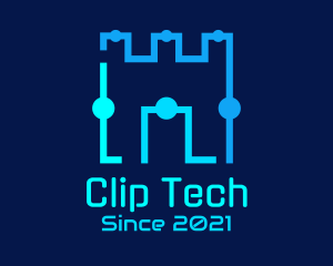 Castle Tech Circle logo design