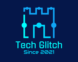 Castle Tech Circle logo design