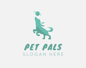 Playing Pet Dog logo design