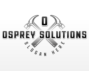 Hammer Repair Handyman logo design