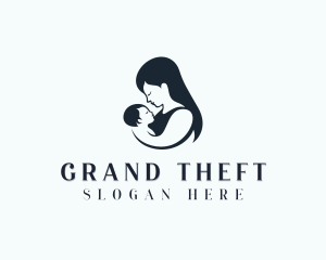 Postpartum - Infant Pediatric Childcare logo design