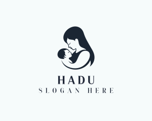 Breastfeeding - Infant Pediatric Childcare logo design