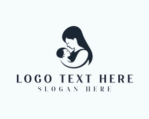 Mom - Infant Pediatric Childcare logo design