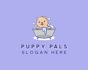 Puppy Dog Bath logo design