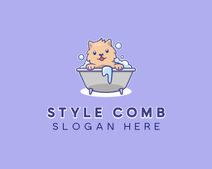 Puppy Dog Bath logo design