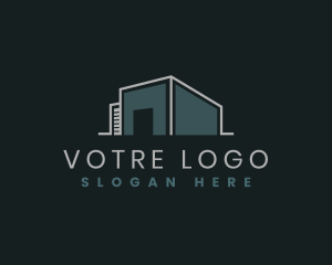 Storage Warehouse Logistics Logo