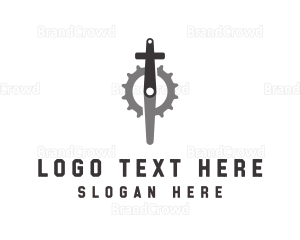 Mechanical Gear Pedal Logo