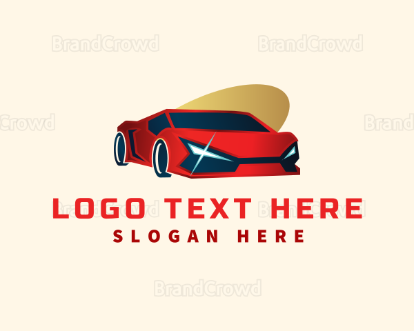 Sports Car Vehicle Logo