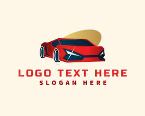 Sedan - Sports Car Vehicle logo design