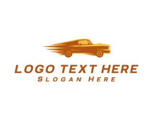 Car Detailing - Fast Car Driver logo design