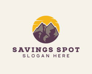 Sunset Mountain Travel logo design