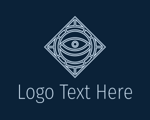 Blue - Surveillance Tech Eye logo design