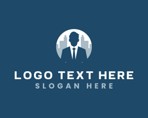 American Suit - Formal Businessman Attire logo design