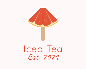 Grapefruit Popsicle Dessert  logo design