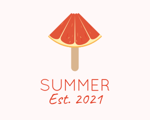 Grapefruit Popsicle Dessert  logo design