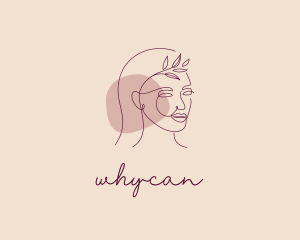 Aesthetician - Cosmetics Woman Makeup logo design