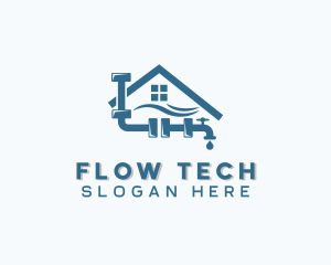 Pipe - Faucet Plumbing Pipe logo design