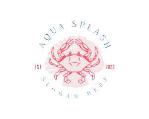 Crustacean Crab Shell logo design