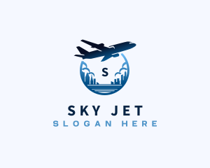 Airline Travel Plane logo design