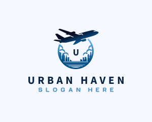 Airline Travel Plane logo design