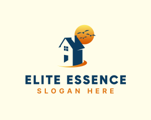 Sunset House Real Estate Logo