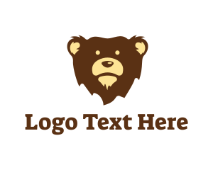 Brown Bear Mascot Logo
