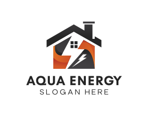 Electric House Energy logo design