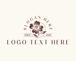 American Dogwood Flower Logo