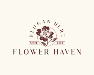 American Dogwood Flower logo design