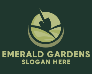 Nature Garden Shovel  logo design